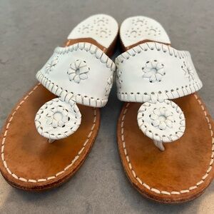 Jack Rogers Classic White “Jacks Flat” (Size 7 Women’s)